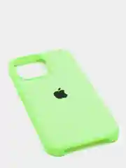Салатовый чехол Silicone Case для iPhone 13 / 13 Pro / 13 Pro Max с открытым низом