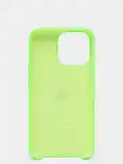 Салатовый чехол Silicone Case для iPhone 13 / 13 Pro / 13 Pro Max с открытым низом