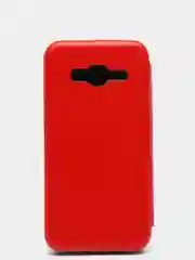 Красный чехол книжка на Samsung Galaxy J3 2016 (J310 / J320), Самсунг Галакси Джи3 (Джи310 / Джи320)
