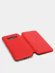 Красный чехол книжка на Samsung Galaxy J3 2016 (J310 / J320), Самсунг Галакси Джи3 (Джи310 / Джи320)