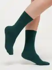 Зеленый носки женские, шерстяные Ангора
