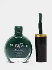 Зеленый лак для стемпинга "PinPai"