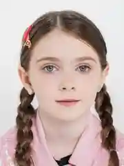 Алый детские заколки для девочек