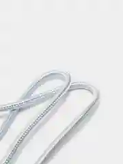Серебряный кабель для зарядки, 2.1A + магнитный коннектор, Lightning, Type-C, Micro USB, 1 метр