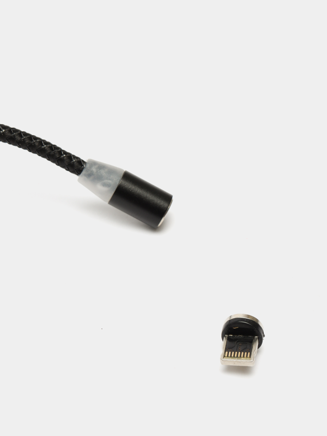 Кабель магнитный для зарядки 1 м, головка-коннектор MicroUSB, Type-C,  Lightning купить по цене 99 ₽ в интернет-магазине KazanExpress