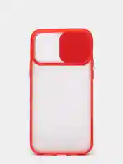 Чехол для IPHONE 12, 12 Pro, 12Pro, Айфон 12про,12 про, красный, защита камеры, прозрачный