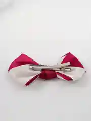 Бордовый бант для волос на зажиме / Школьные банты /