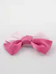 Розовый бант для волос на зажиме / Школьные банты /