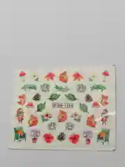 Лавандовый наклейки для дизайна ногтей "Животные", слайдеры
