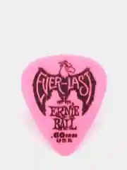 Розовый медиатор гитарный Ernie Ball, с противоскользящим покрытием, разноцветные