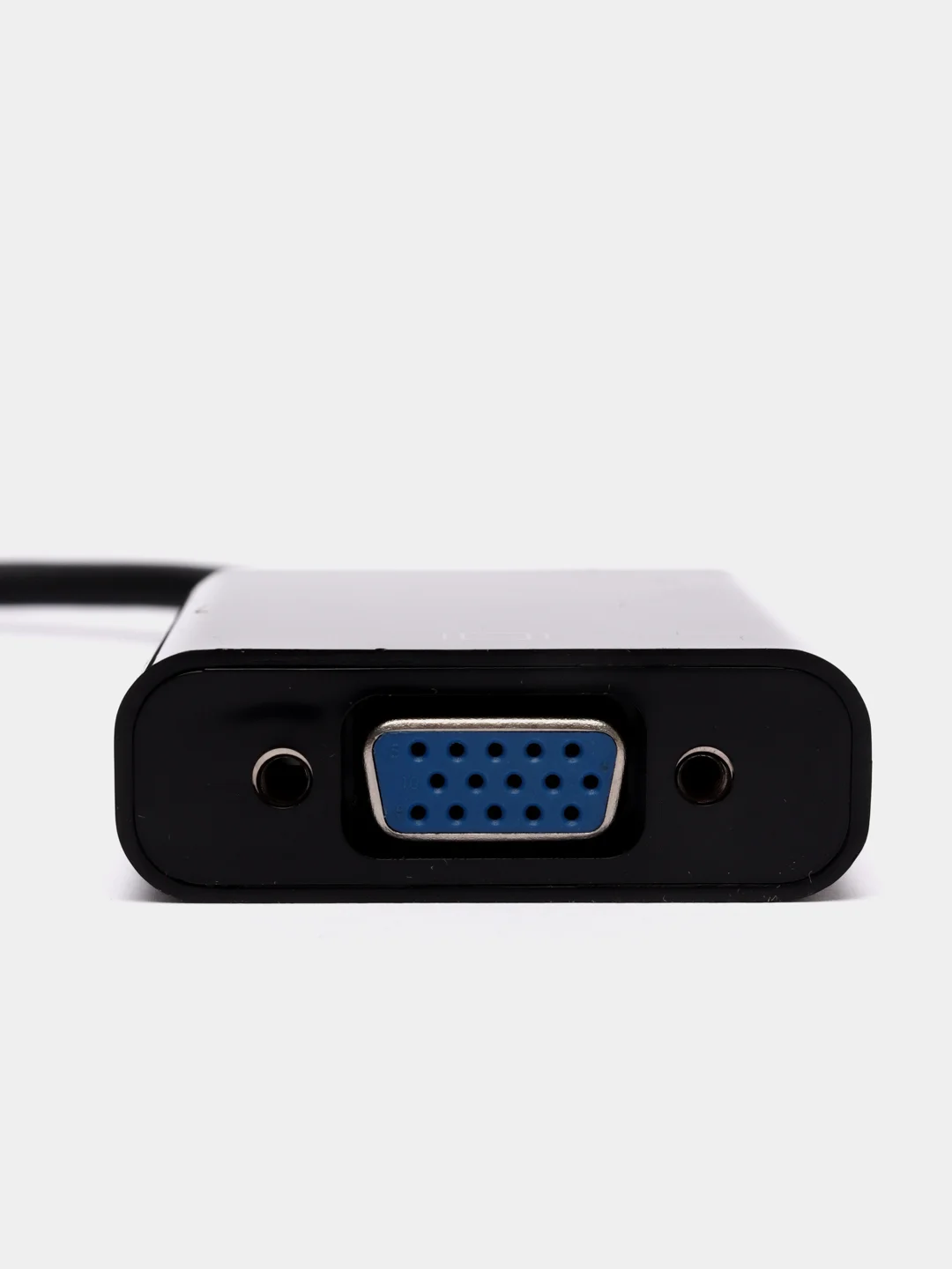 Черный адаптер HDMI to VGA, 20 см, переходник VGA на HDMI, кабель HDMI - VGA, конвертер HDMI - VGA