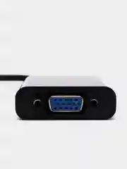 Черный адаптер HDMI to VGA, 20 см, переходник VGA на HDMI, кабель HDMI - VGA, конвертер HDMI - VGA