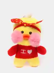 Красный брелок-игрушка "Уточка Lalafanfan"
