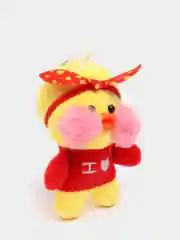 Красный брелок-игрушка "Уточка Lalafanfan"