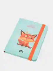 Лазурный скетчбук А6 MyArt Pocket, с резинкой, 48 листов. Проф-Пресс