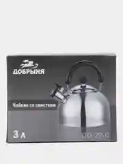 Серебряный чайник "Добрыня" DO-2902, 3,0 л