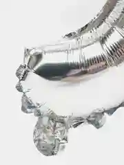Серебряный фольгированный шар Цифра, 16 дюймов