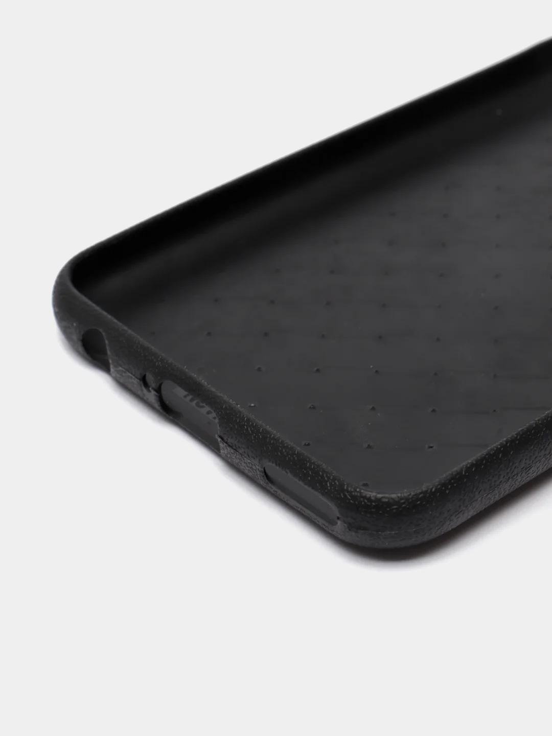 Черный чехол Huawei Honor 30s, Хуавей Хонор 30с плетеный силиконовый