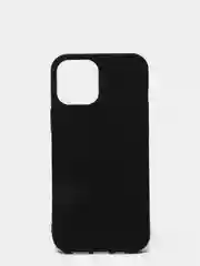Силиконовый чёрный матовый чехол для iPhone 11 Pro Max, 12 Pro Max, 13 Pro Max, 14 Plus