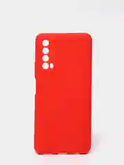 Красный чехол Huawei P Smart 2021 силиконовый