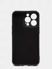 Черный силиконовый чехол с шёлковым покрытием для iPhone 13 Mini, 13 Pro Max