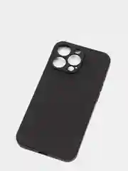 Черный силиконовый чехол с шёлковым покрытием для iPhone 13 Mini, 13 Pro Max