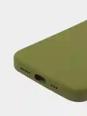Лесной зеленый чехол Silicone Case для iPhone 12 / iPhone 12 Pro, закрытый низ