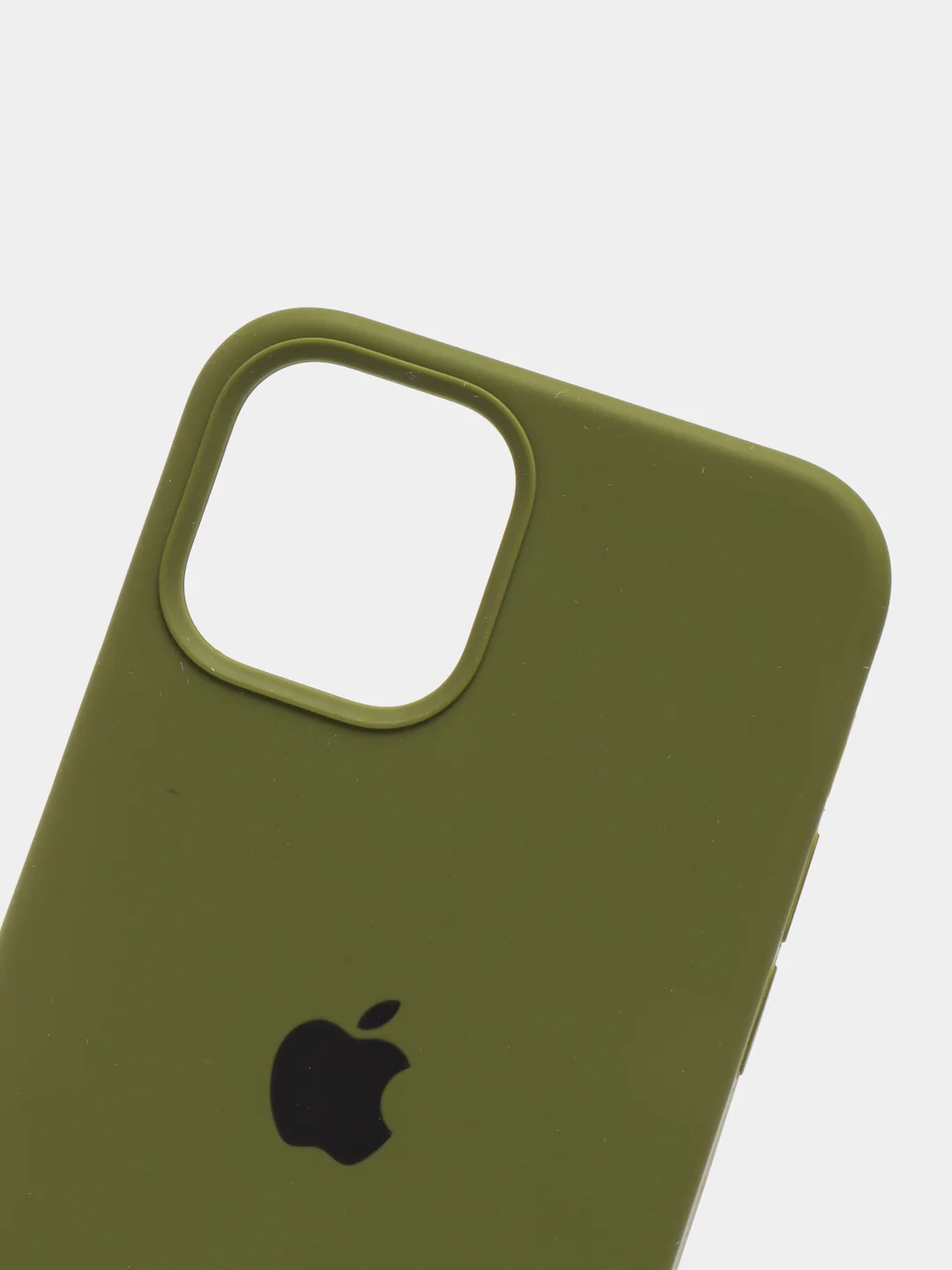Лесной зеленый чехол Silicone Case для iPhone 12 / iPhone 12 Pro, закрытый низ