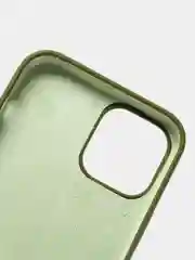 Лесной зеленый чехол Silicone Case для iPhone 12 / iPhone 12 Pro, закрытый низ
