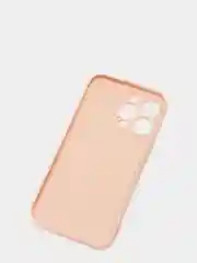 Бежевый силиконовый чехол с шёлковым покрытием для iPhone 13 Mini, 13 Pro Max