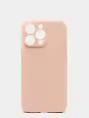 Бежевый силиконовый чехол с шёлковым покрытием для iPhone 13 Mini, 13 Pro Max