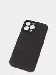 Черный силиконовый чехол с шёлковым покрытием для iPhone 13 Mini, 13 Pro Max