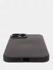Черный силиконовый чехол с шёлковым покрытием для iPhone 13 Mini, 13 Pro Max