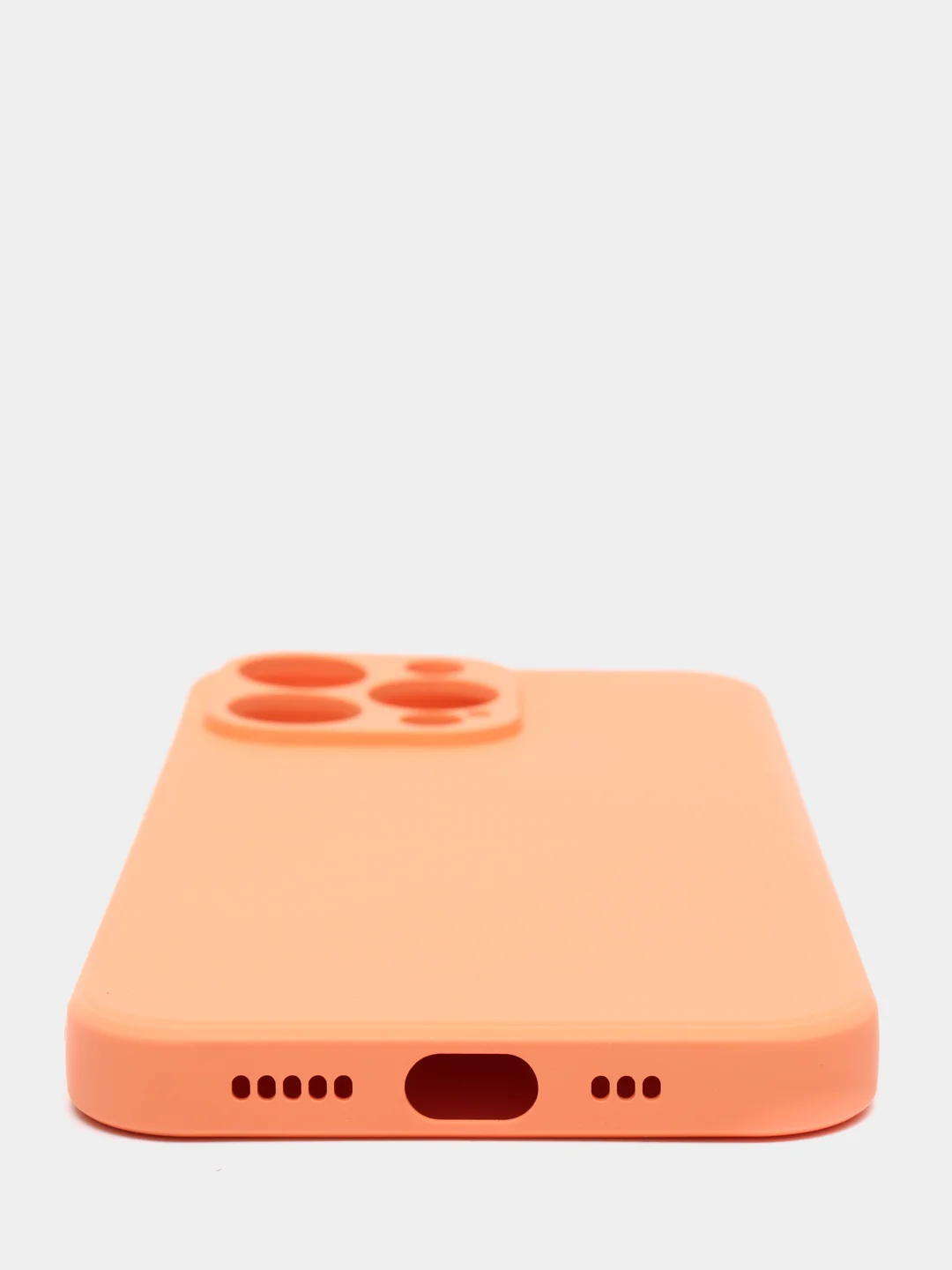 Манго силиконовый чехол с шёлковым покрытием для iPhone 13 Mini, 13 Pro Max