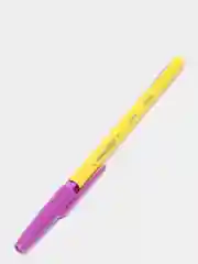 Желтый ручка шариковая Color mix синяя