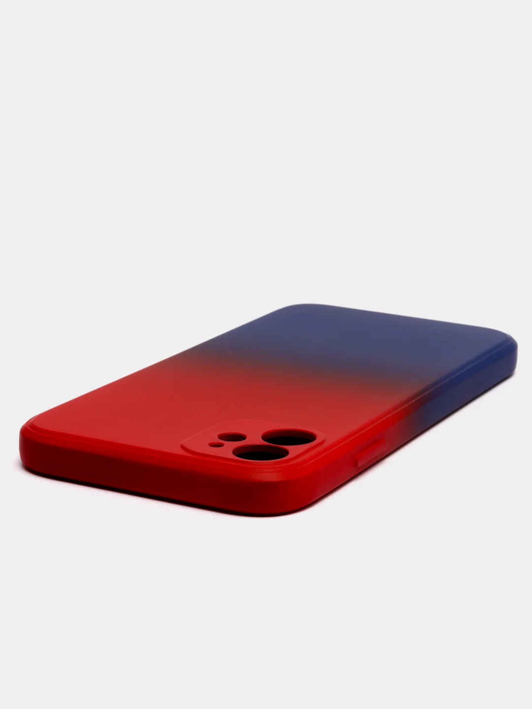 Синий чехол градиентный для iPhone XR 11 12 13 Pro Max mini силиконовый айфон про макс