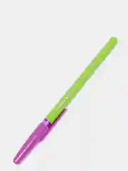 Зеленый ручка шариковая Color mix синяя