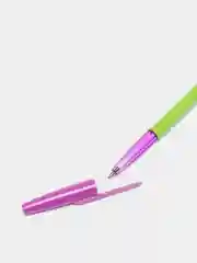 Зеленый ручка шариковая Color mix синяя