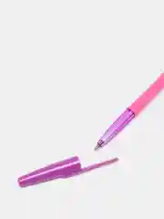 Розовый ручка шариковая Color mix синяя