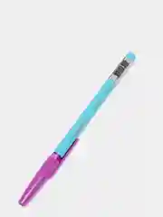 Голубой ручка шариковая Color mix синяя