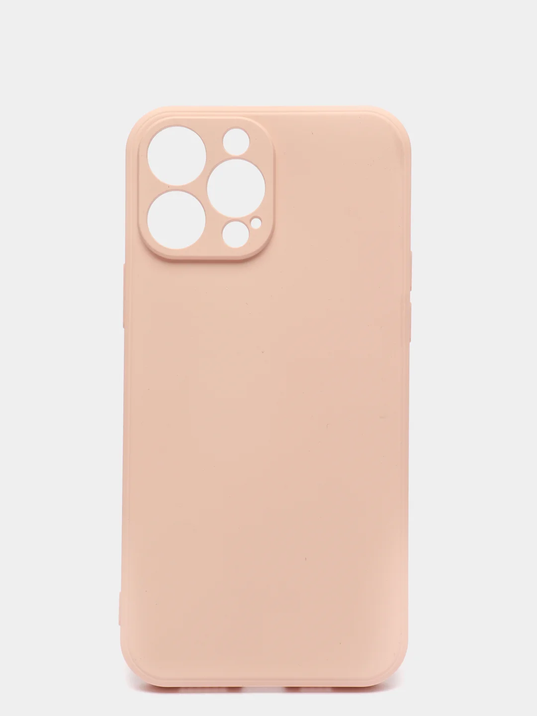 Бежевый силиконовый чехол с шёлковым покрытием для iPhone 13 Mini, 13 Pro Max
