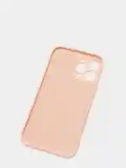 Бежевый силиконовый чехол с шёлковым покрытием для iPhone 13 Mini, 13 Pro Max