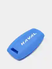 Синий чехол для смарт-ключей HAVAL F7, F7x, H6, H9, М6, Jolion, Dargo, силиконовый