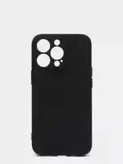 Черный чехол iPhone 13 Pro Max, силиконовый на айфон про макс