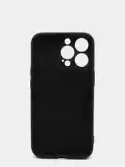Черный чехол iPhone 13 Pro Max, силиконовый на айфон про макс