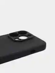 Черный чехол iPhone 13 Pro Max, силиконовый на айфон про макс