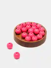 Розовый бусины акриловые 10 мм