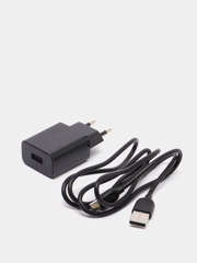 Зарядное устройство Borofone BA52A 1xUSB до 2.1А с кабелем Type-C, огнестойкий, ABS+PC