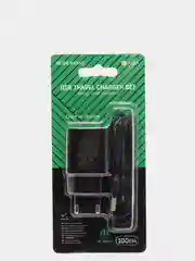 Зарядное устройство Borofone BA52A 1xUSB до 2.1А, с кабелем Micro-USB, огнестойкий, ABS+PC
