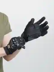 Серый металлик перчатки для езды на мототехнике, с защитными вставками